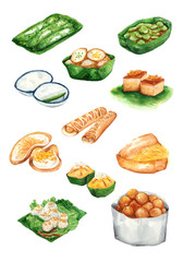 set of thai dressert
