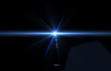 Fototapeta premium Lens flare overlay texture. light flare on black background object design abstract for overlay on you design.
