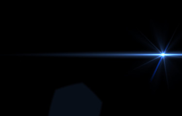 Flare Light transition, lens flare, light leaks, overlays on black background.