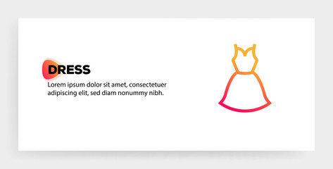 DRESS ICON CONCEPT