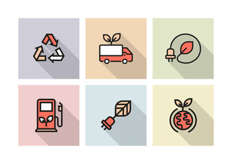 ECOLOGY ICON CONCEPT