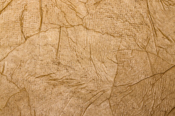 brown mint paper for background and texture close-up