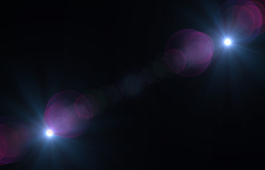 Lens flare overlay texture. Laser beams.light flare on black background object design abstract for overlay on you design. Easy to add overlay or screen filter over photos.