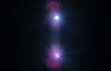Lens flare overlay texture. Laser beams.light flare on black background object design abstract for overlay on you design. Easy to add overlay or screen filter over photos.