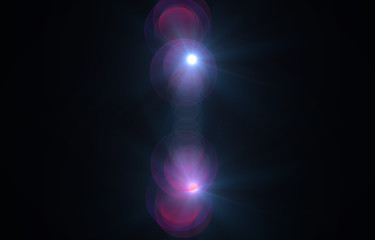 Lens flare overlay texture. Laser beams.light flare on black background object design abstract for overlay on you design. Easy to add overlay or screen filter over photos.