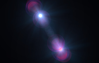 Lens flare overlay texture. Laser beams.light flare on black background object design abstract for overlay on you design. Easy to add overlay or screen filter over photos.