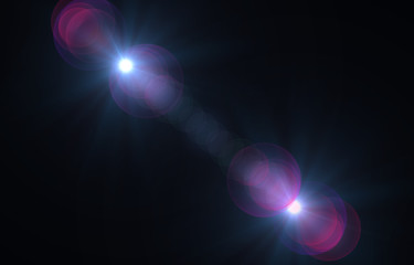 Lens flare overlay texture. Laser beams.light flare on black background object design abstract for overlay on you design. Easy to add overlay or screen filter over photos.