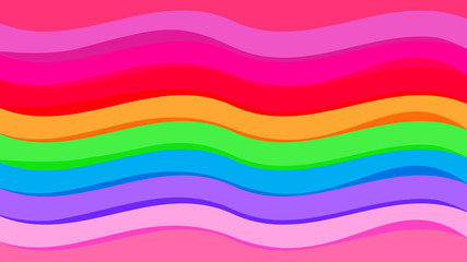 colorful rainbow colors background, abstract colorful wave line, wallpaper rainbow curve multicolor stripes, rainbow art line colors for graphic design, multi colors modern art line style pink blue