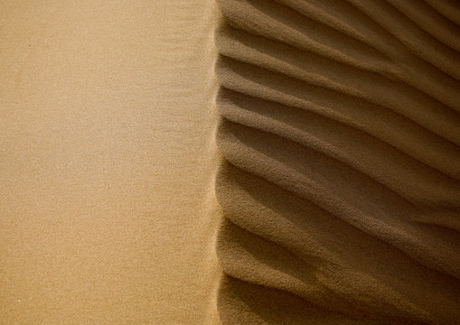 Waves On A Sand Dune, Marib Desert,  Yemen