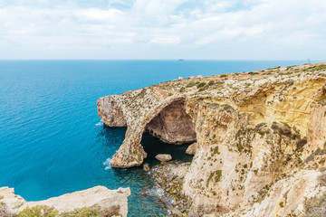 Blue Grotto, Il-Qrendi, caverns on the south east coast of Malta