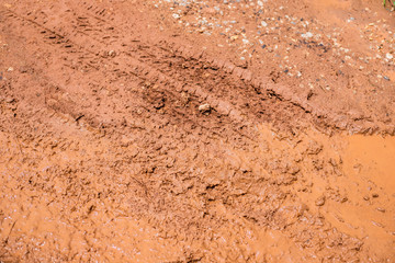 closeup mud texture background, after heavy rain.