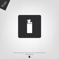 Lighter icon. Vector illustration sign
