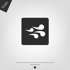 Wind icon. Vector illustration sign