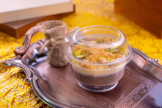 Arabian oriental sweets food photography - tunisia dessert - Zgougou Tunisienne