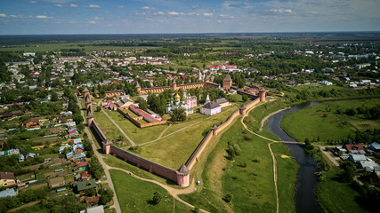 Savior-Evfimiev monastery, city Suzdal, Golden Ring of Russia dron