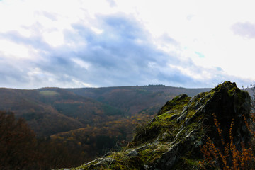 Fototapeta premium Eifel hügel Landschaft