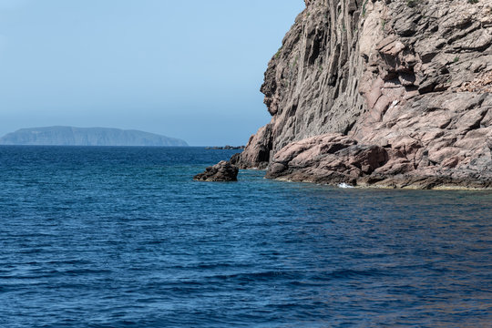 Giali island in Aegean sea, Greece.