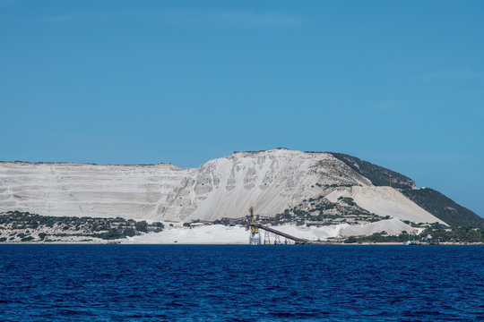 Giali island in Aegean sea, Greece.