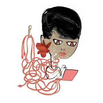 Woman, laptop and cables