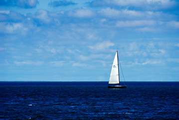 Obraz premium yacht on the sea