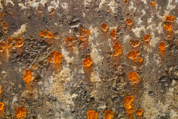 Rust metal grunge texture close up