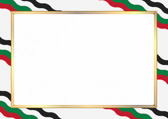 Border made with Palestine national colors
