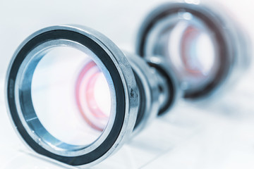 bearings are different size machines for the Metalworking industry. Toned image