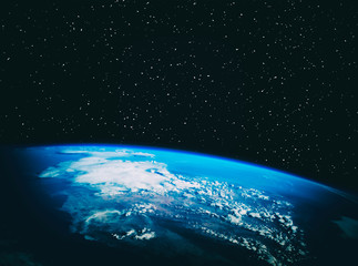 Magnificent earth in outer space. The elements of this image furnished by NASA.