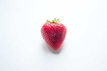 Fresh strawberry isolated on white background