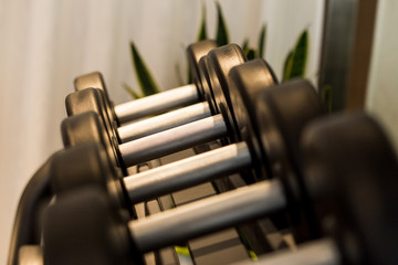 Steel dumbbells