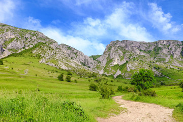 Fototapeta na wymiar Beautiful landscape at Torocko in Transylvania, Romania