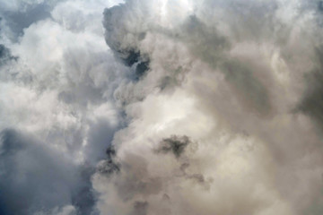 Background of storm clouds before a thunder-storm