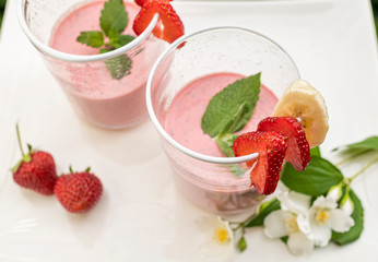 Strawberry cocktail