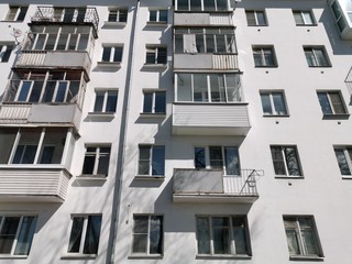 White building