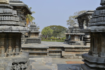 Stone Carvings of Beluru Halebidu, Karnataka, India