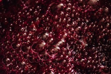 berry in a glass plate