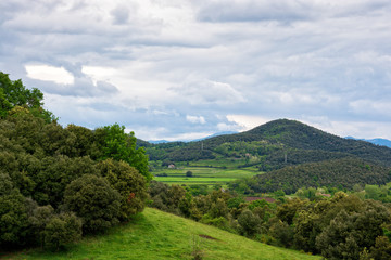 Fototapeta premium La Garrotxa Volcanic Zone Natural Park