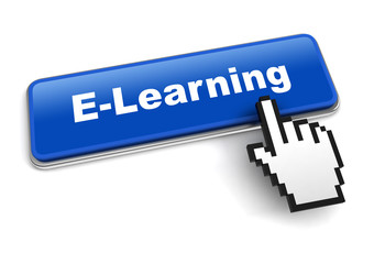 e learning concept 3d illustration isolated