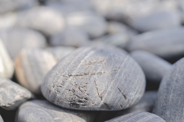 stones on a background