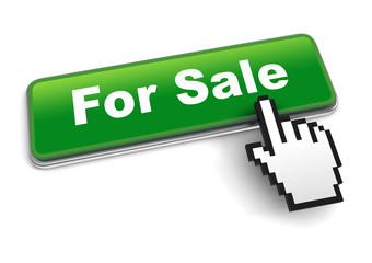 for sale concept 3d illustration isolated