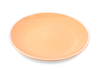 Orange Food dish isolated on white background