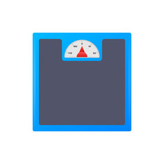 Scales icon. Libra isolated on white background. Vector stock illustration.