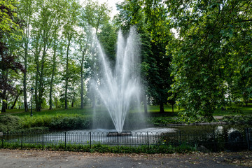 jet d'eau du jardin public de Vichy