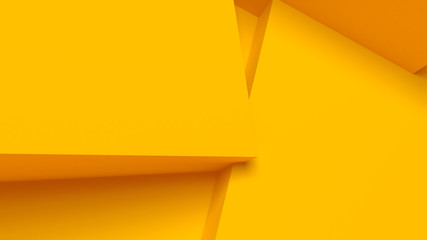 Abstract background with yellow cubes