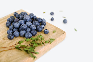 Blueberry. Healthy diet, vegetarian or vegan nutrition