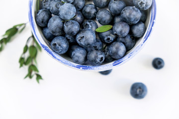 Blueberry. Healthy diet, vegetarian or vegan nutrition