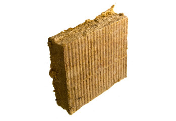 construction wool isolated on white background