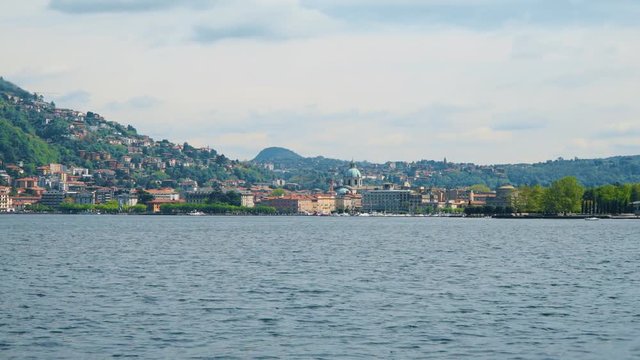 Time Lapse video of Como town in Italy.