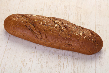 Black loaf bread