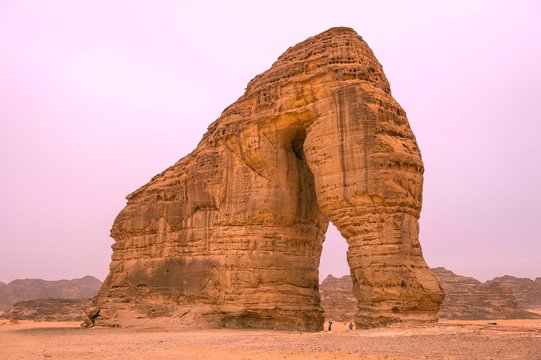 Monolith Elephant rock, Al Ula, Saudi Arabia, Asia